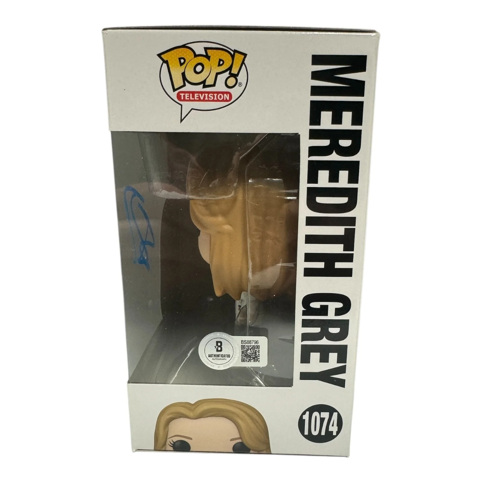 Ellen Pompeo — Ellen Pompeo Signed Autograph Grey's Anatomy Funko Pop 1074 BAS Beckett, image 2