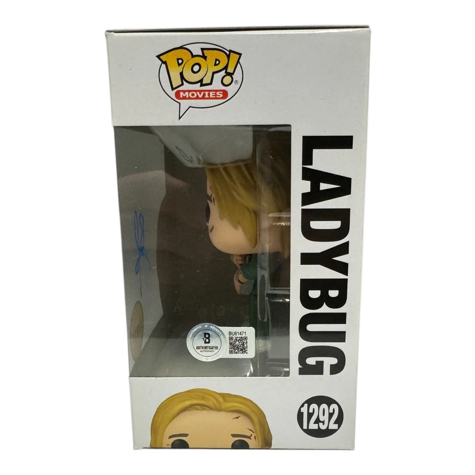 BRAD PITT — BRAD PITT SIGNED AUTOGRAPH BULLET TRAIN FUNKO POP CHASE 1292 BECKETT BAS COA, изображение 2