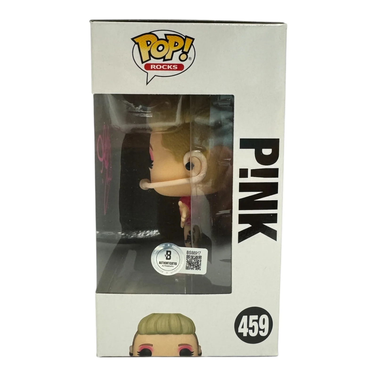 Pink Signed Autograph Funko Pop 459 Beckett BAS P!nk, изображение 2
