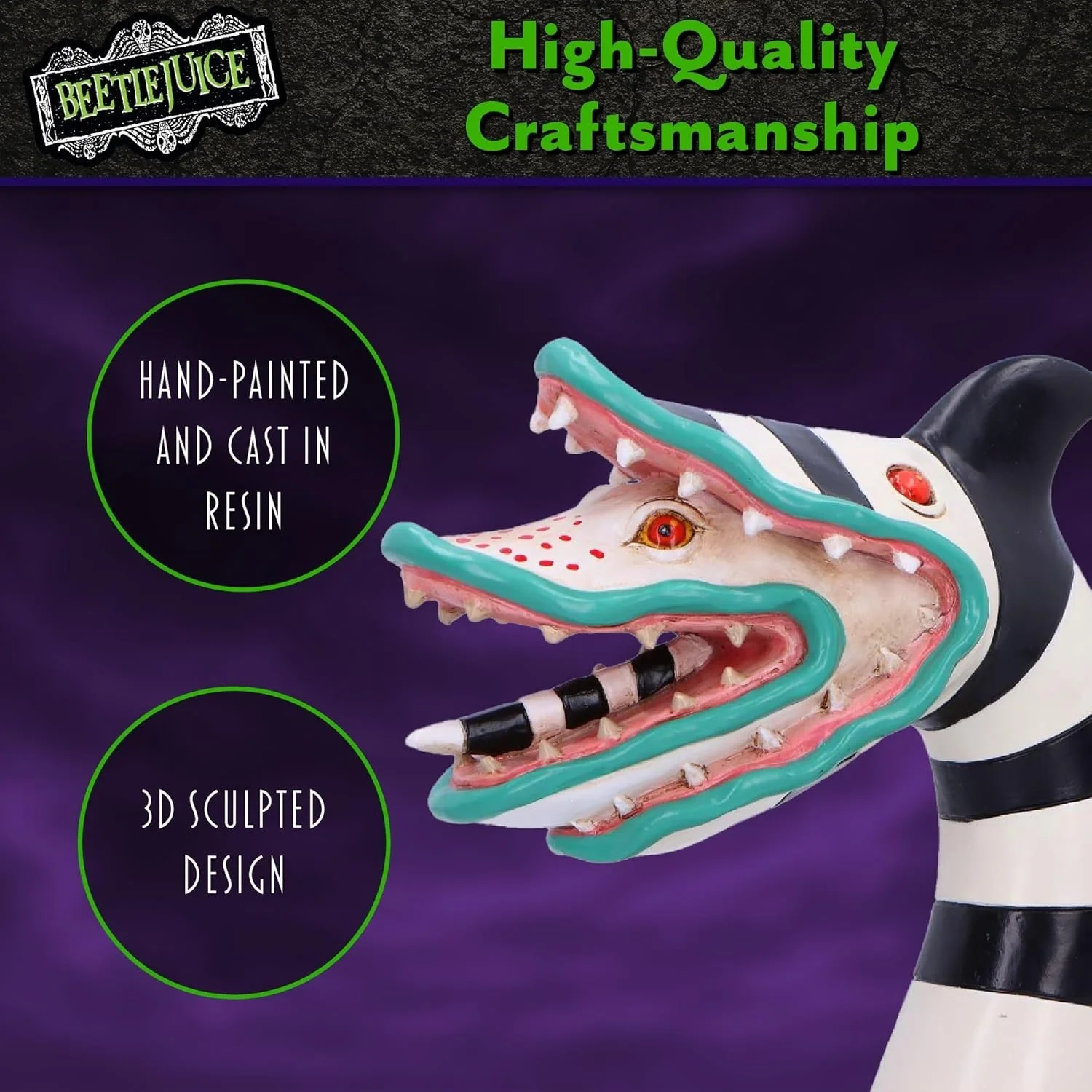 Beetlejuice Sandworm Figurine 15cm by Nemesis Now - BRAND NEW, изображение 4