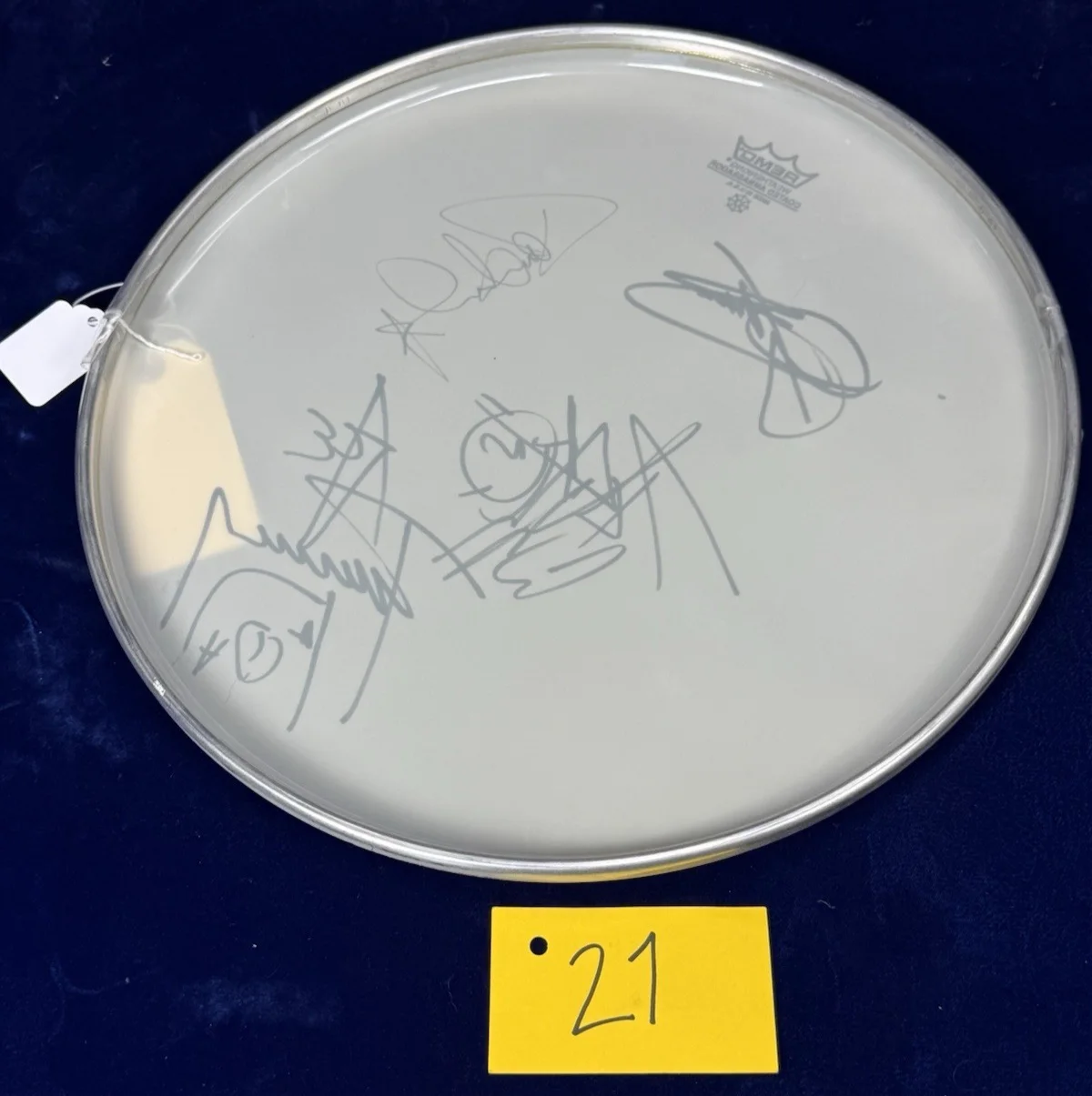 Kiss Signed Drum Head Ace Gene Peter Paul Y21, image 2