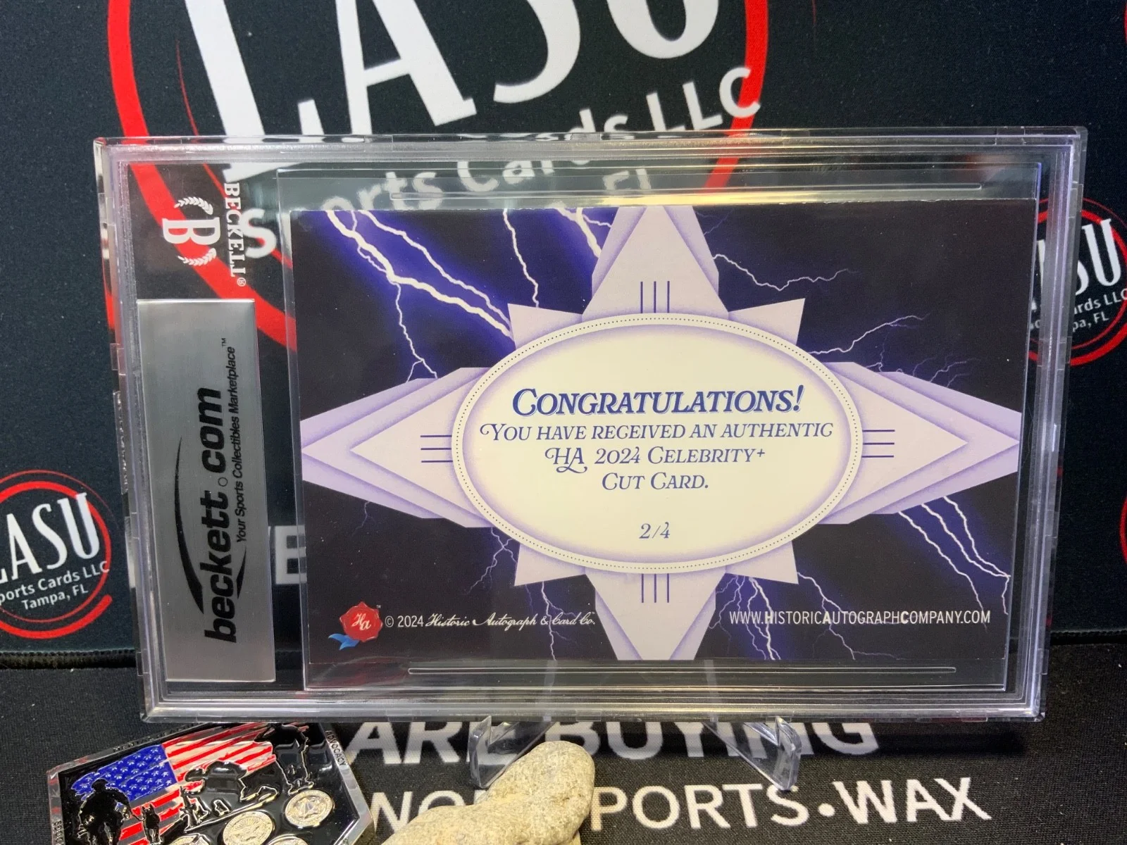 Earl Wilson — Earl Wilson Beckett BAS Signed 2024 Historic auto 2/4 Beckett - Journalist, изображение 2