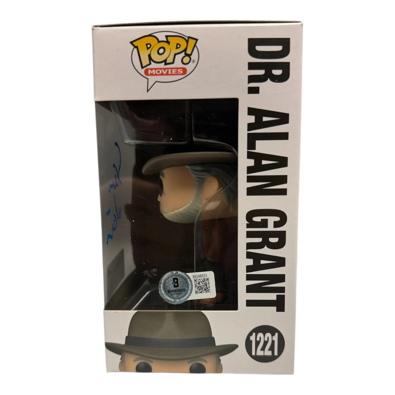 SAM NEILL — SAM NEILL SIGNED AUTOGRAPH FUNKO POP 1221 JURASSIC WORLD BECKETT DR ALAN GRANT, image 2