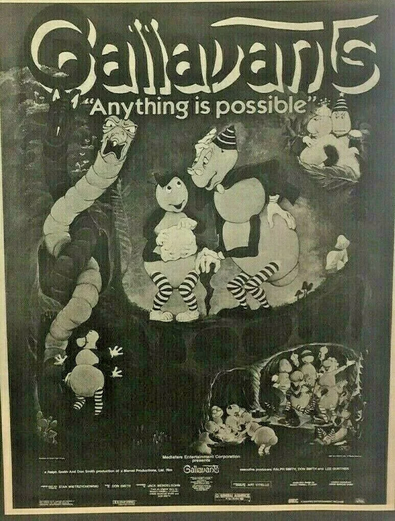 Gallavants Anything Is Possible Original Movie Film Print Advert Poster 1987, изображение 2
