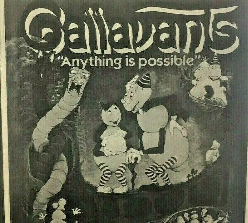Gallavants Anything Is Possible Original Movie Film Print Advert Poster 1987, изображение 3