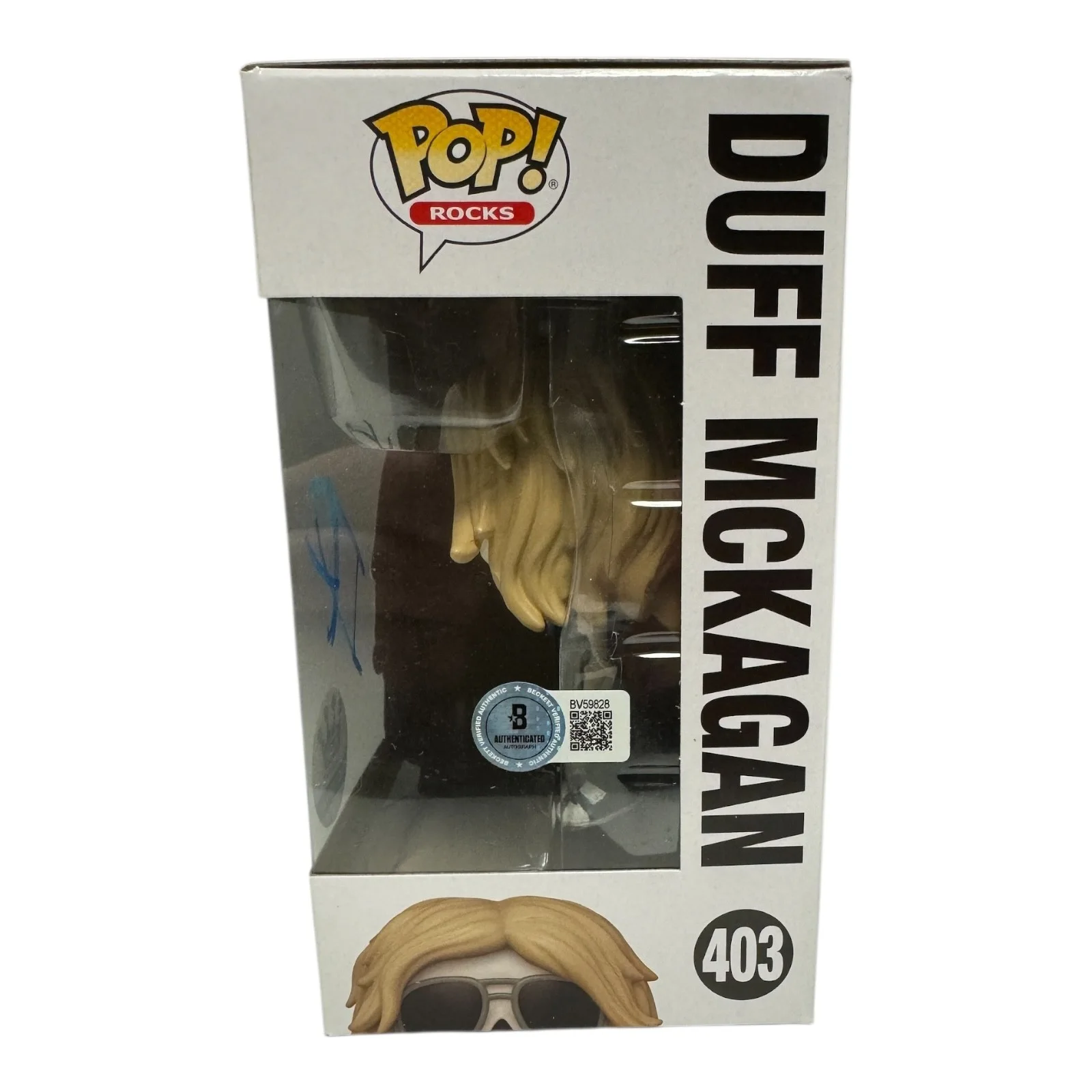 DUFF MCKAGAN SIGNED AUTOGRAPH GUNS N' ROSES FUNKO POP 403 BECKETT BAS, изображение 2