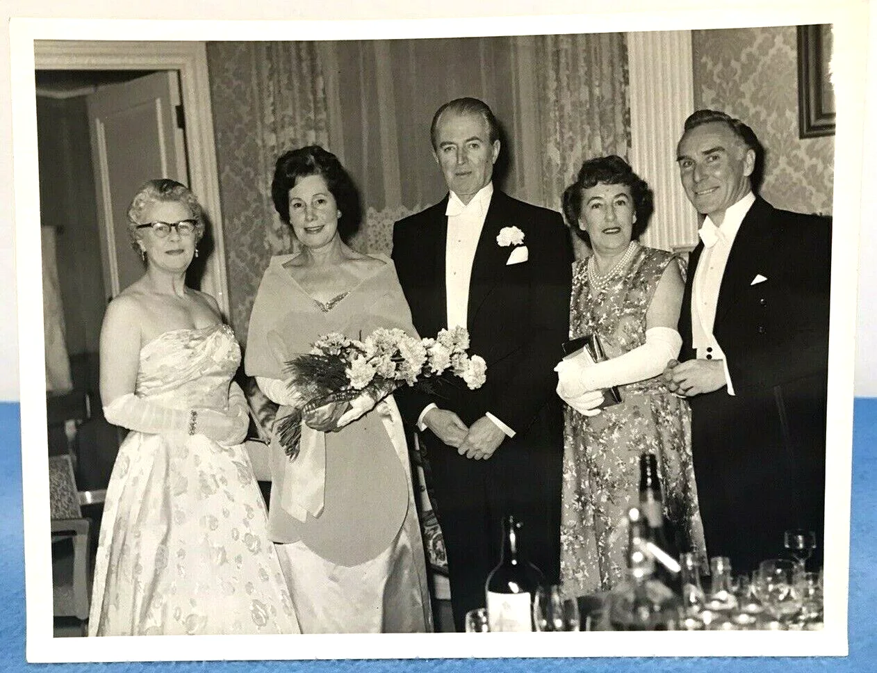 Vintage Photo Jack Warner British Movie Film Actor Award Event Wedding Party, изображение 2