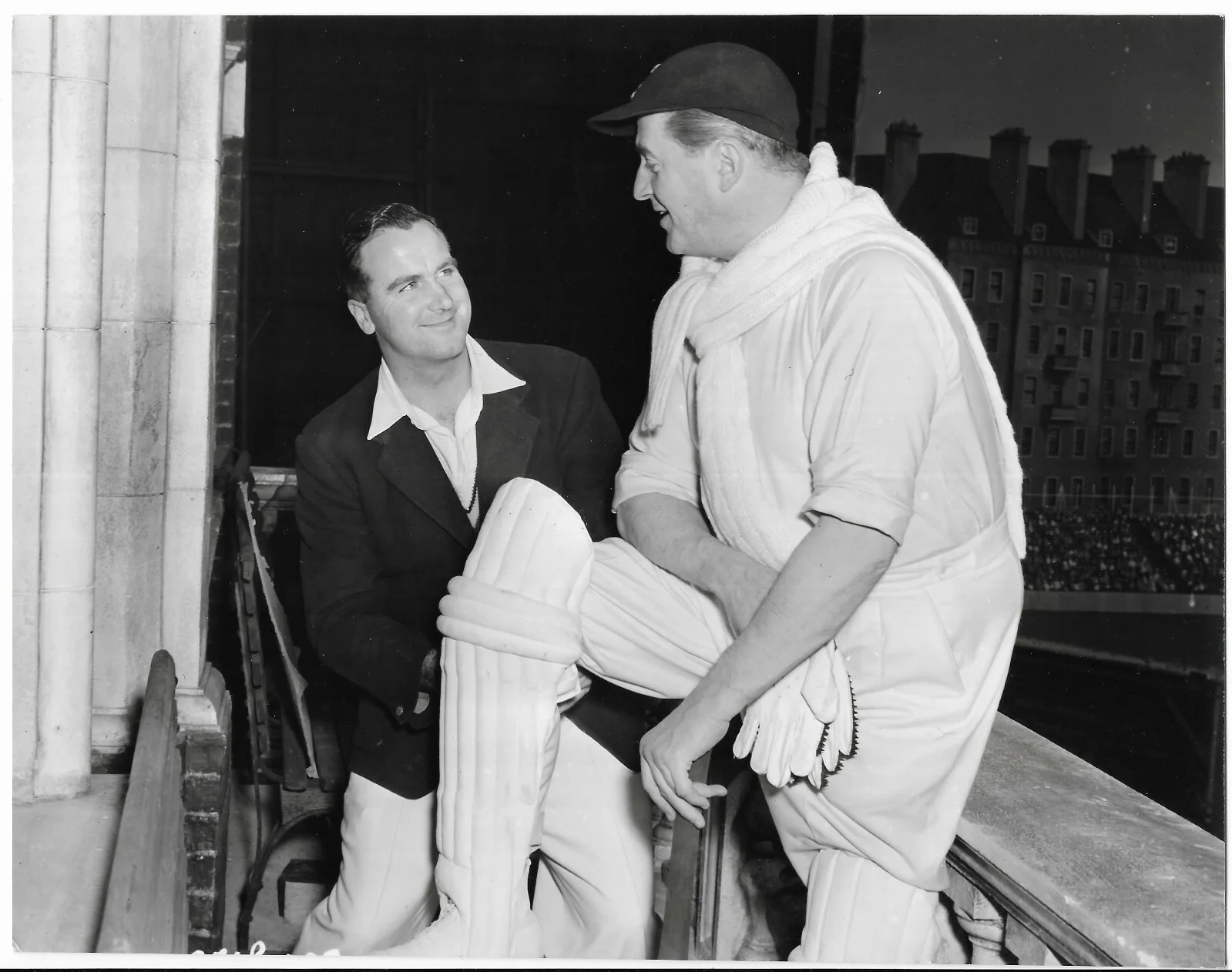 Movie Press Photo The Final Test Jack Warner Godfrey Evans England Cricket 1953, image 2