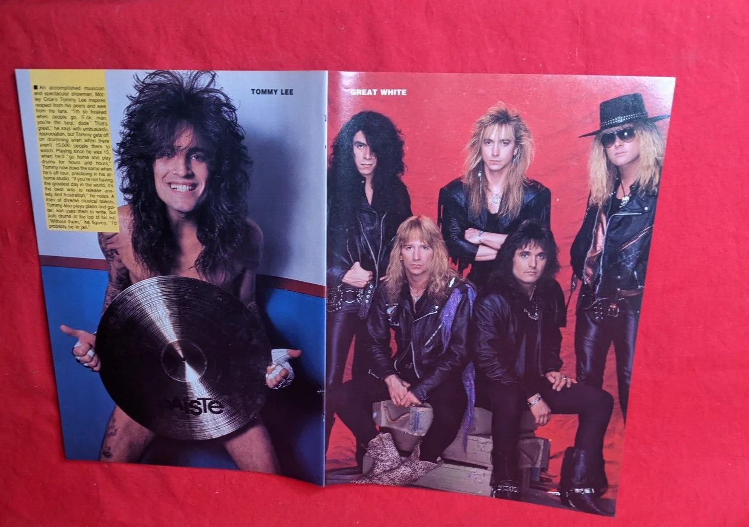 Warrant Rock Band Vintage Rock Photo, изображение 2