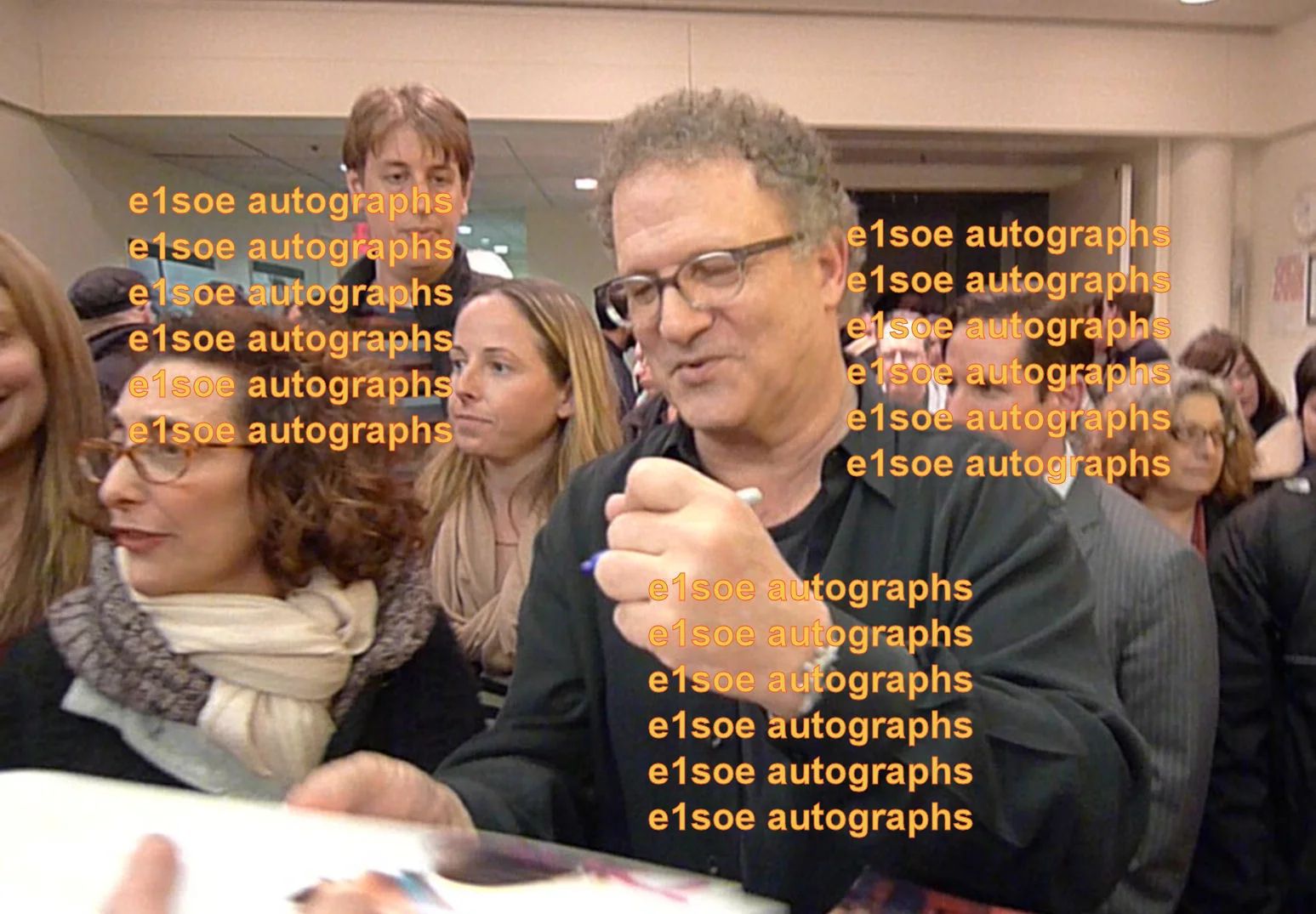 Albert Brooks — Albert Brooks signed 8x10 photo. In Person Proof - Finding Nemo, Drive, image 2