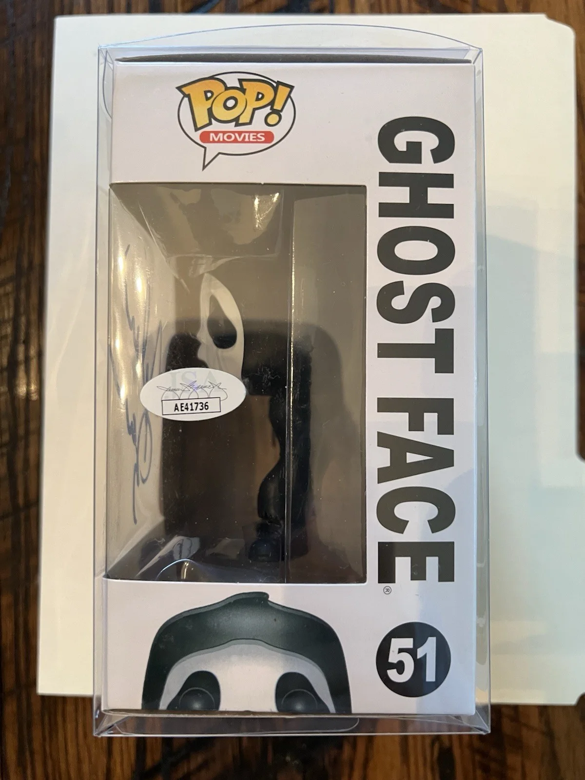 Melissa Barrera — MELISSA BARRERA Signed Scream FUNKO POP Figure Ghostface Sam Autograph JSA COA, image 4
