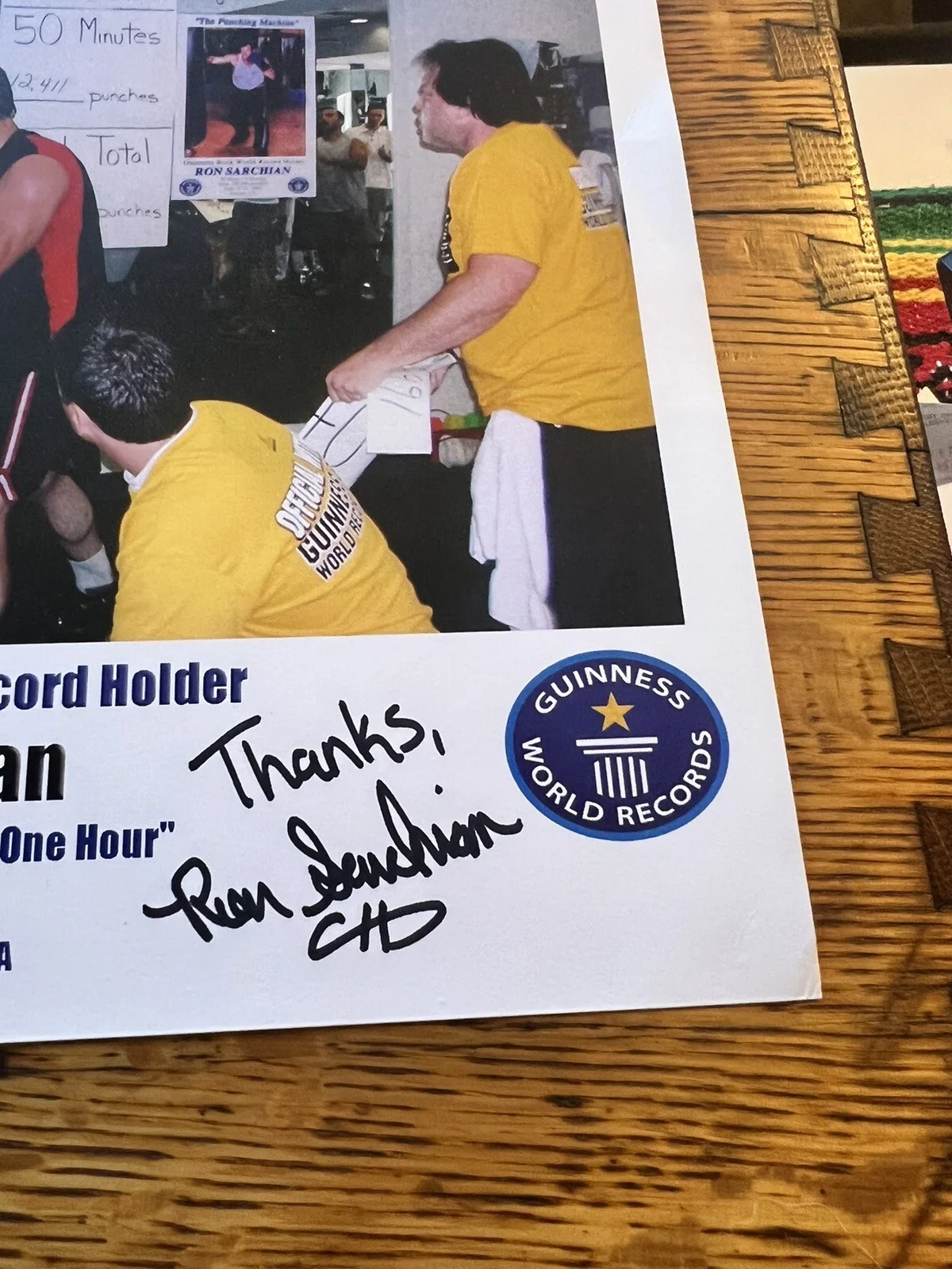 Ron Sarchian Actor Hand Signed Autograph 8x10 Photo With Bonus Signed Letter, image 3