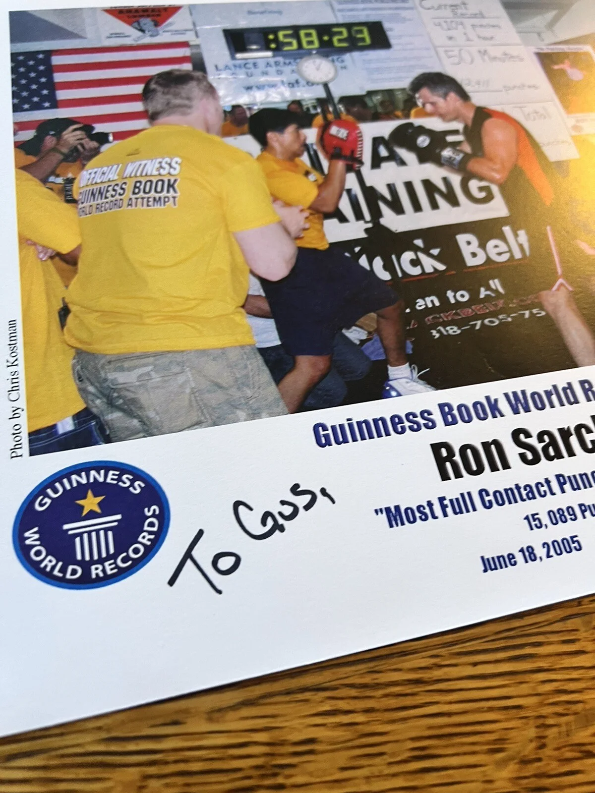 Ron Sarchian Actor Hand Signed Autograph 8x10 Photo With Bonus Signed Letter, image 5