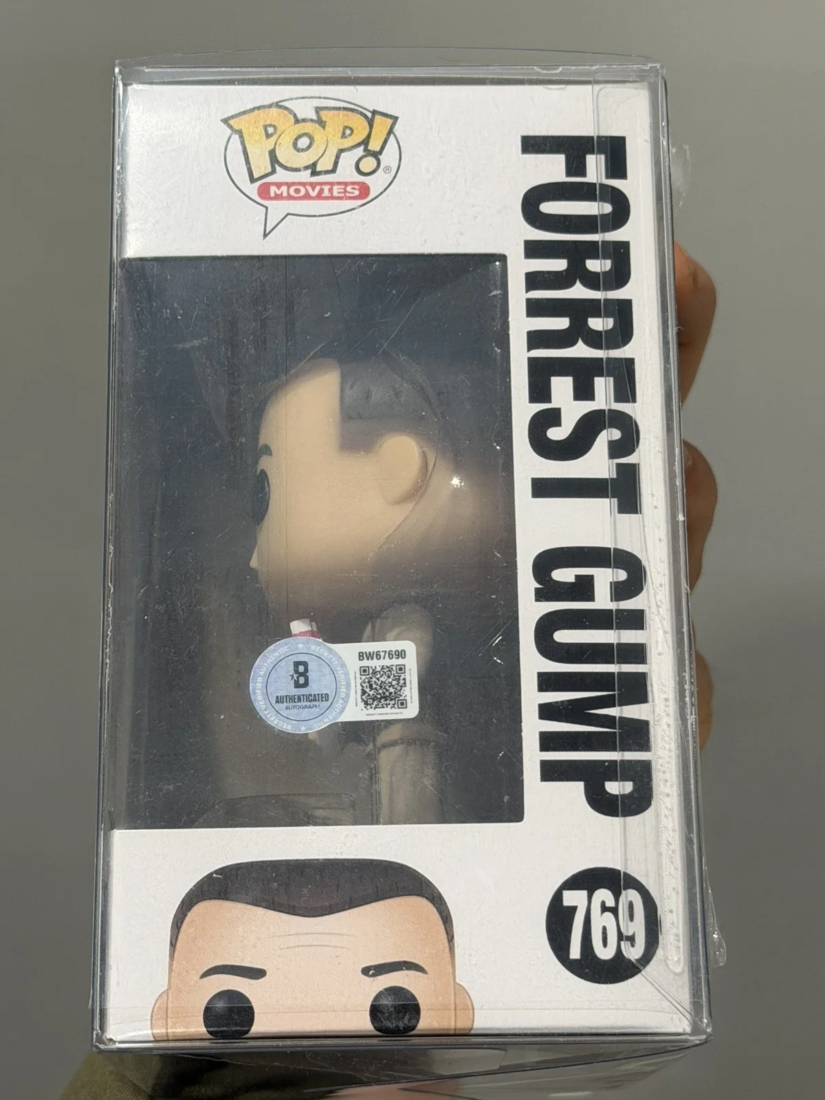 Tom Hanks — Tom Hanks Signed Forrest Gump Funko Pop 769 Autographed Beckett BAS Authentic, image 2