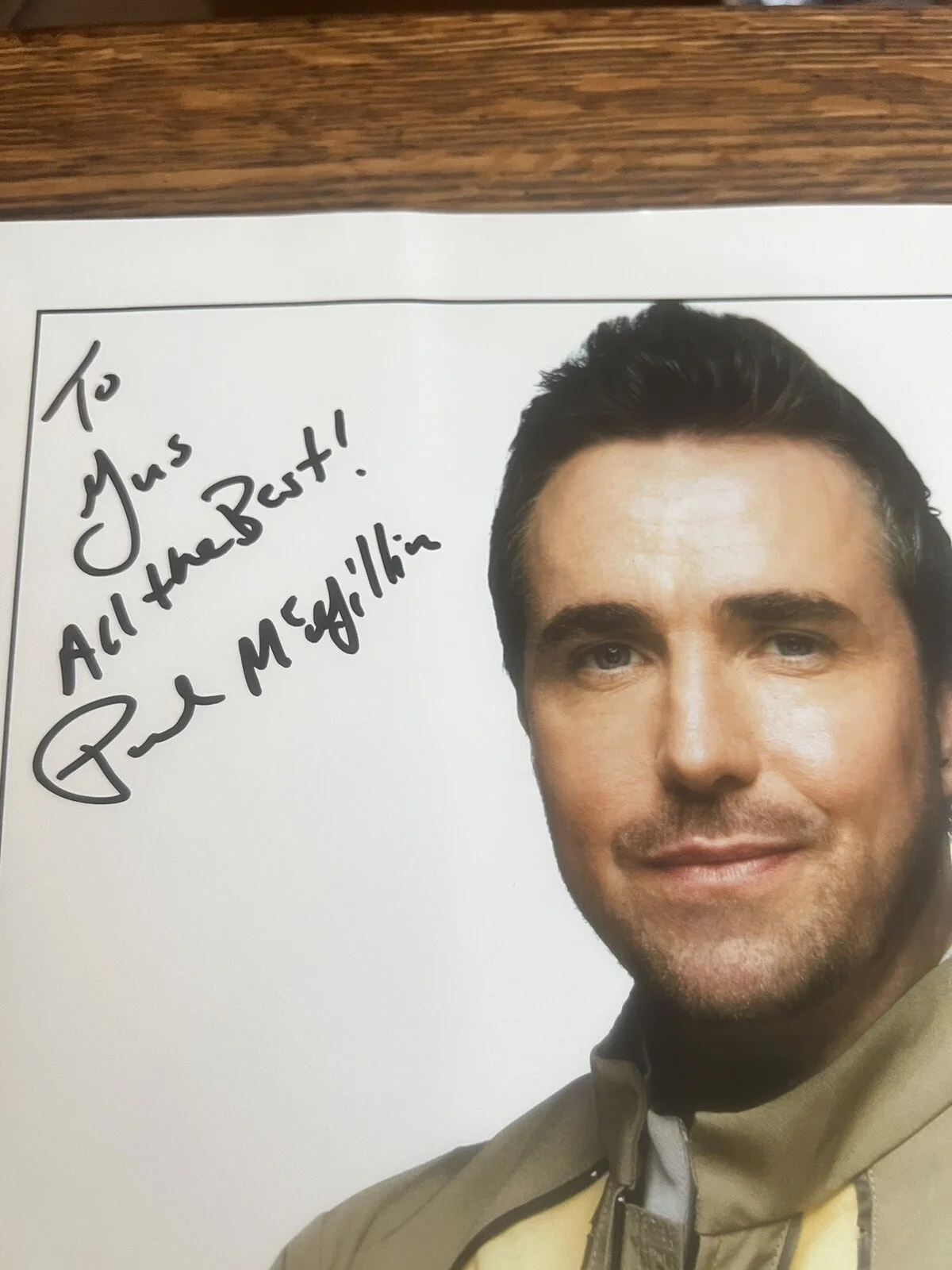 Stargate Atlantis Paul McGillion Autograph 8x10, image 4