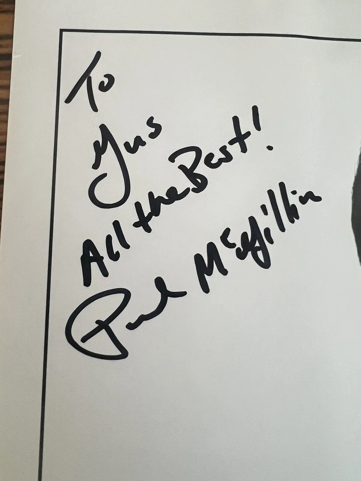 Stargate Atlantis Paul McGillion Autograph 8x10, image 5