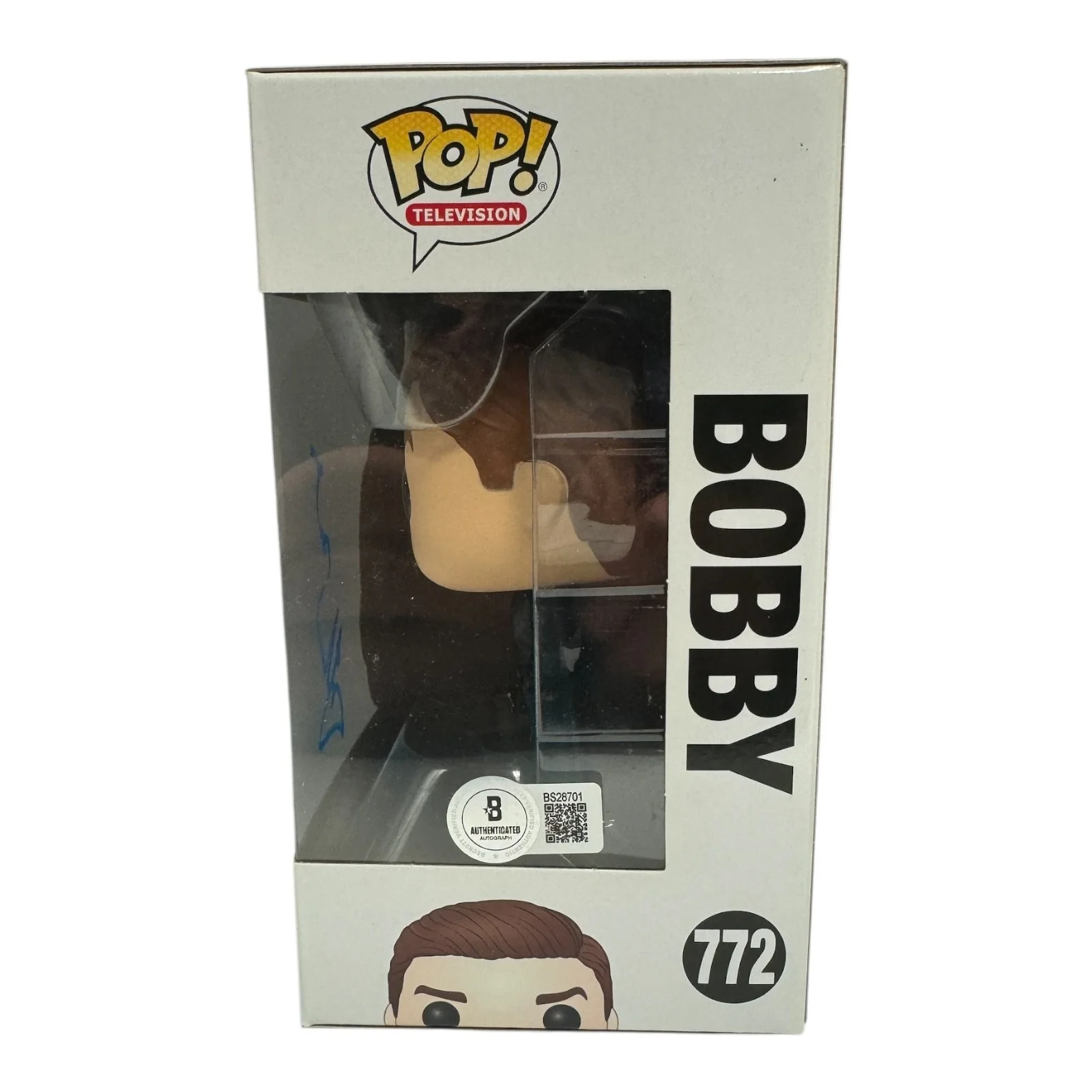 Damien Lewis — Damien Lewis Signed Autograph Billions Funko Pop 772 BAS Beckett Bobby, image 2