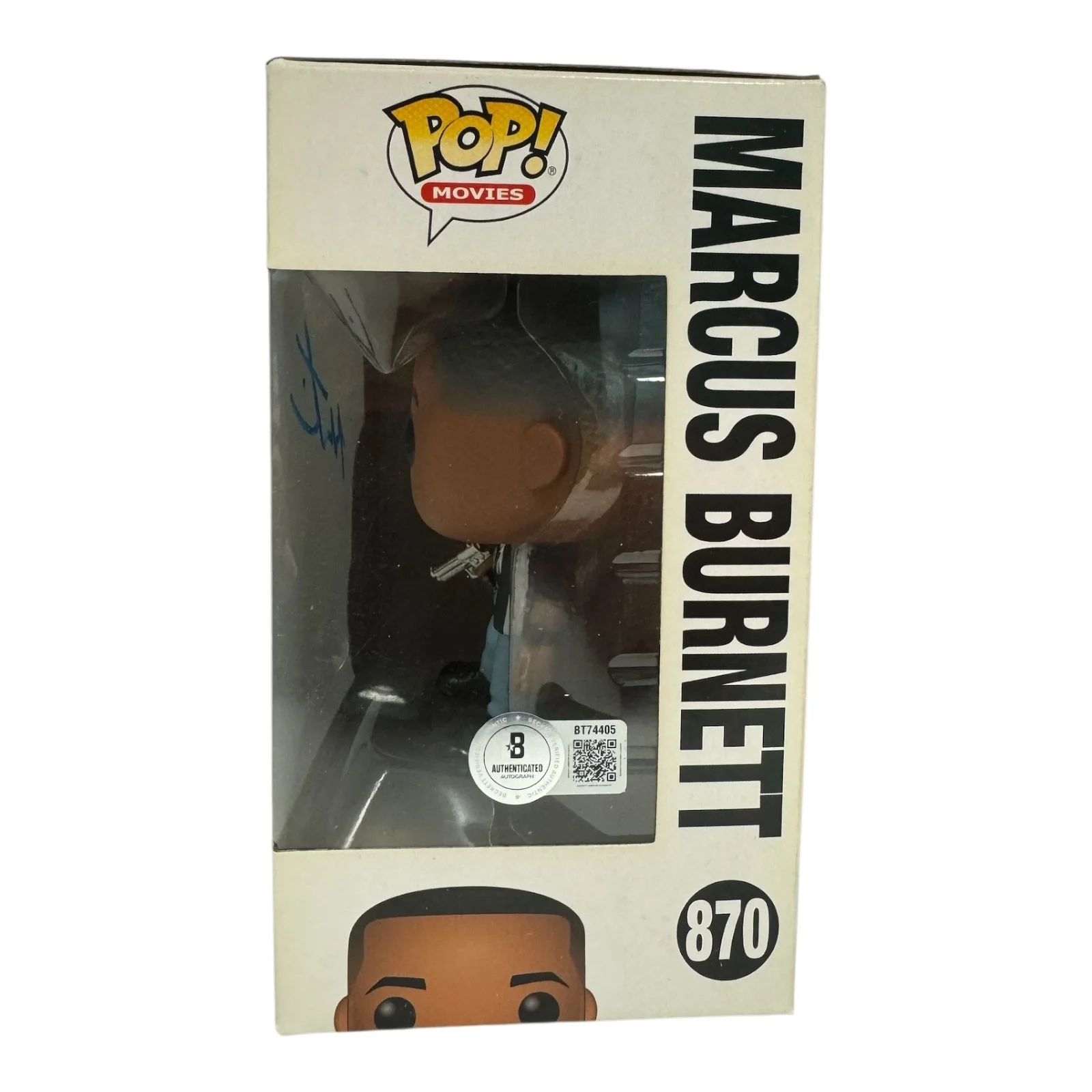 MARTIN LAWRENCE — MARTIN LAWRENCE SIGNED AUTOGRAPH FUNKO POP 870 BAD BOYS BECKETT BAS MARCUS, изображение 2