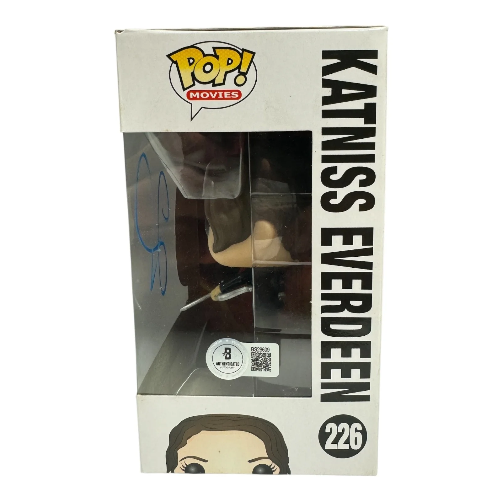 Jennifer Lawrence — Jennifer Lawrence Signed Autograph The Hunger Games Funko Pop 226 Beckett BAS, изображение 2