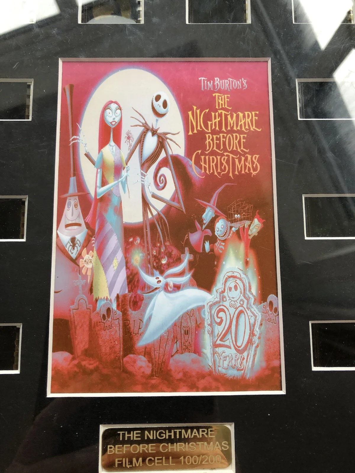 Nightmare Before Christmas 35mm Movie Cell Collectable, image 3