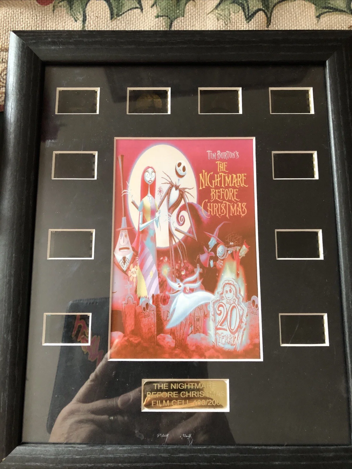 Nightmare Before Christmas 35mm Movie Cell Collectable, image 4