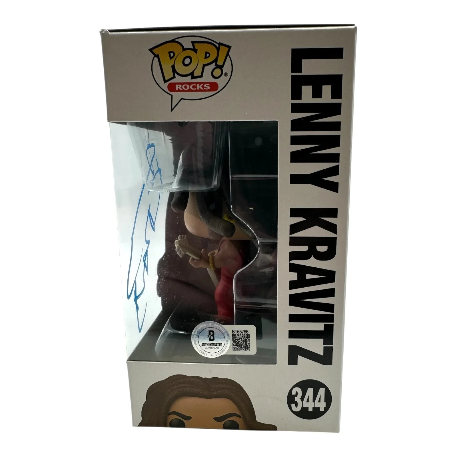 LENNY KRAVITZ SIGNED AUTOGRAPH FUNKO POP 344 BECKETT BAS, image 2