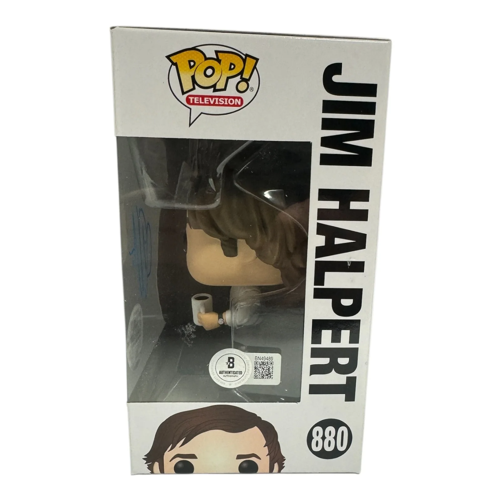 JOHN KRASINSKI — John Krasinski Signed Autograph Funko Pop 880 The Office Beckett BAS Jim Halpert, image 2