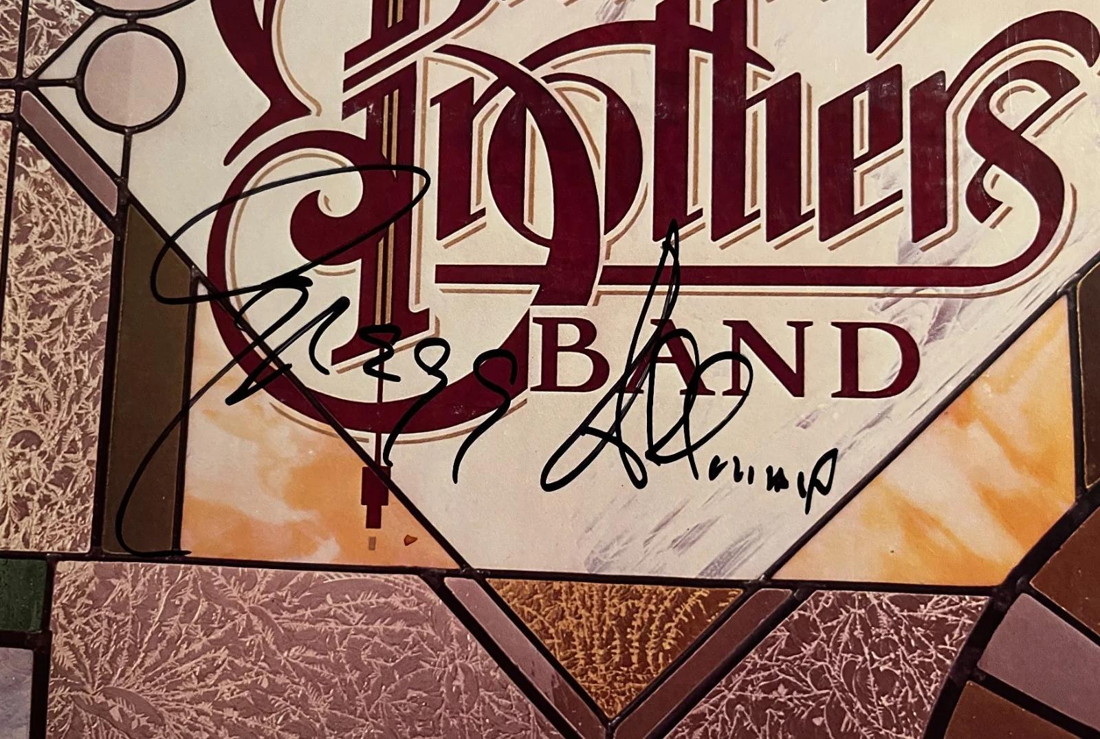 THE ALLMAN BROTHER Signed X2 ENLIGHTENED ROUGES LP - GREG ALLMAN & JAIMOE, image 2