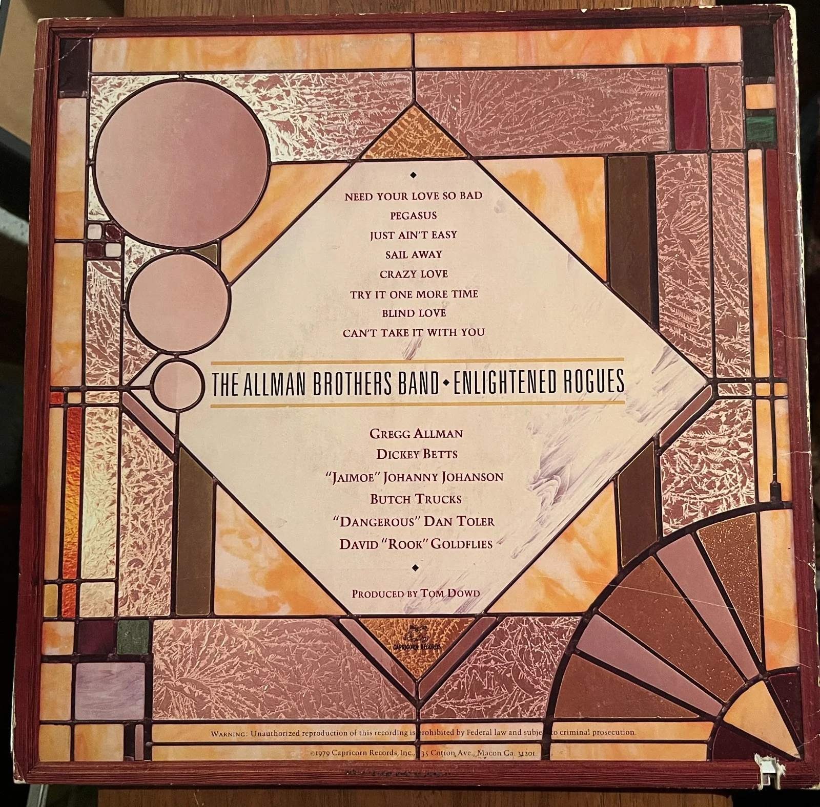 THE ALLMAN BROTHER Signed X2 ENLIGHTENED ROUGES LP - GREG ALLMAN & JAIMOE, image 4