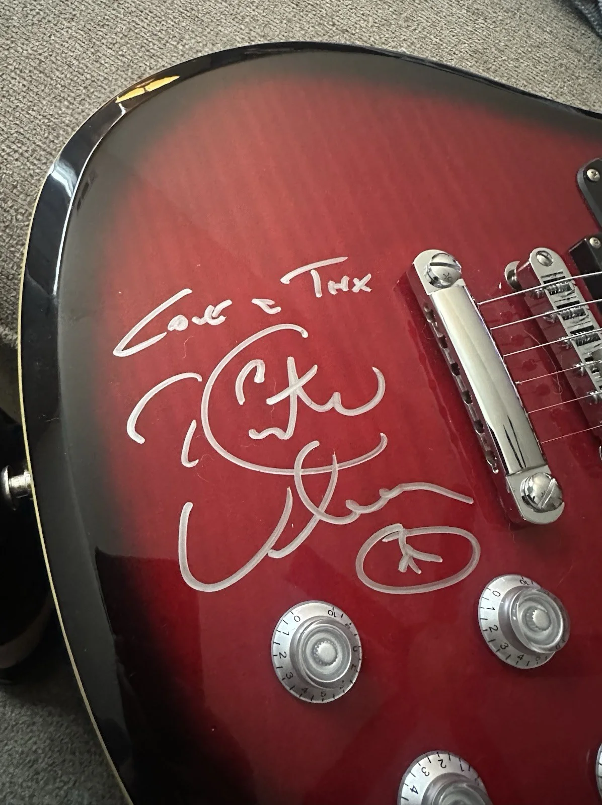 Keith urban Signed Limited Edition Electric Guitar W/Soft Leather Case, Etc, image 2