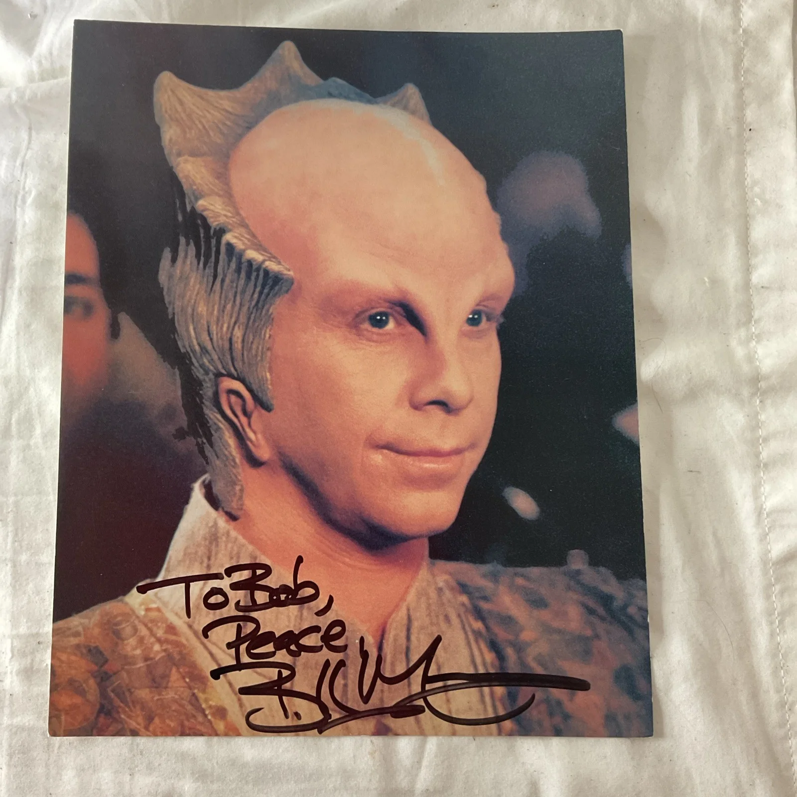 Bill Mumy — Bill Mumy Autograph Hand Signed In Person Babylon 5 Lennier 8x10, изображение 2