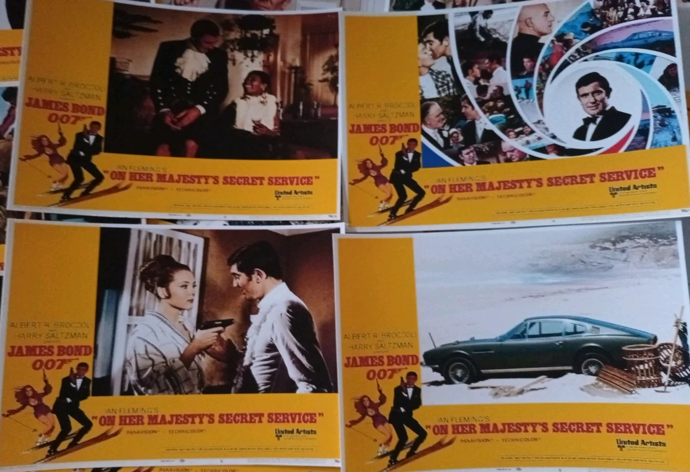 On Her Majesty Secret Service (007-Bond) 12 Matt Finish 6x5ins Lobby Cards +, изображение 2