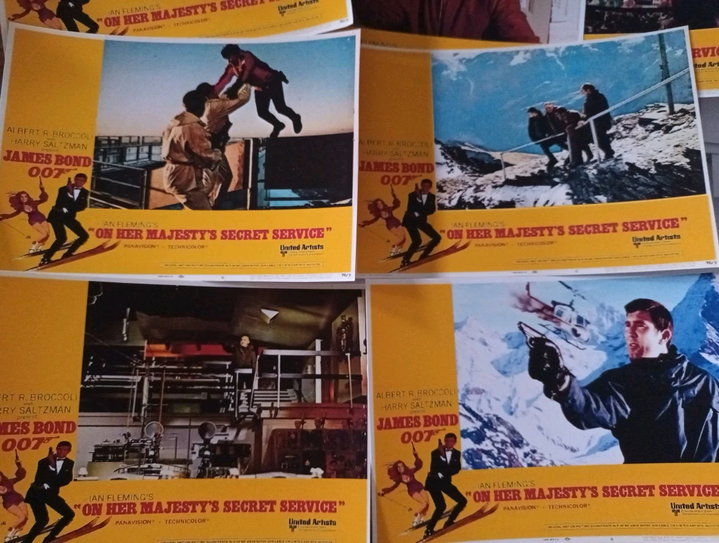 On Her Majesty Secret Service (007-Bond) 12 Matt Finish 6x5ins Lobby Cards +, изображение 3