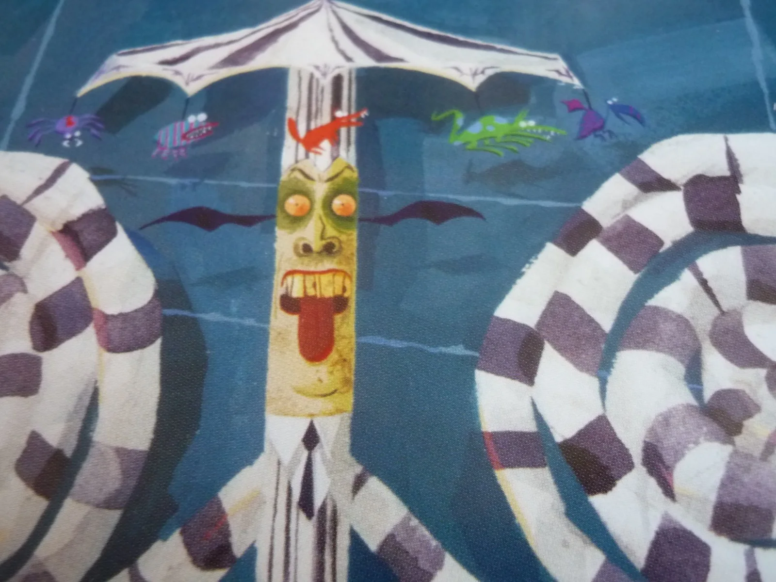 Framed mounted a4 Poster Film beetlejuice all geused up, изображение 2