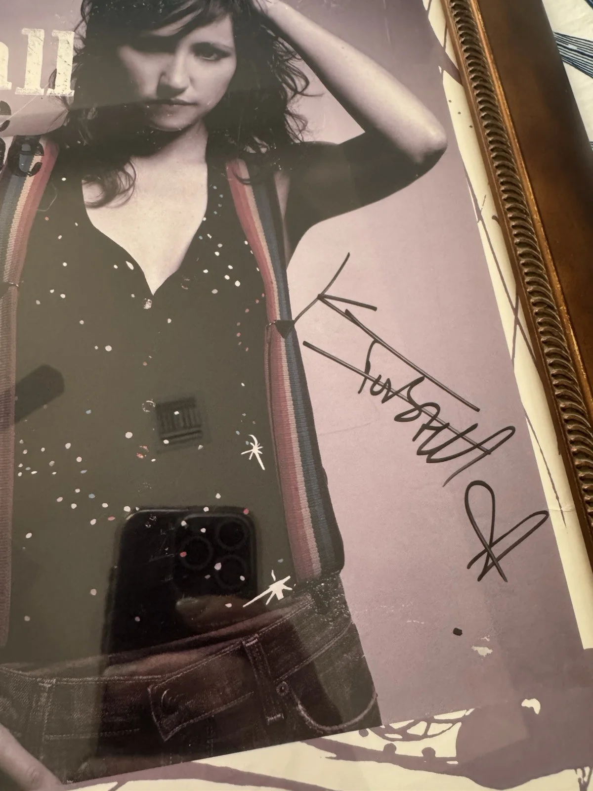 KT Tunstall Signed RARE Promo Tour Music Poster Eye To The Telescope Framed, изображение 2
