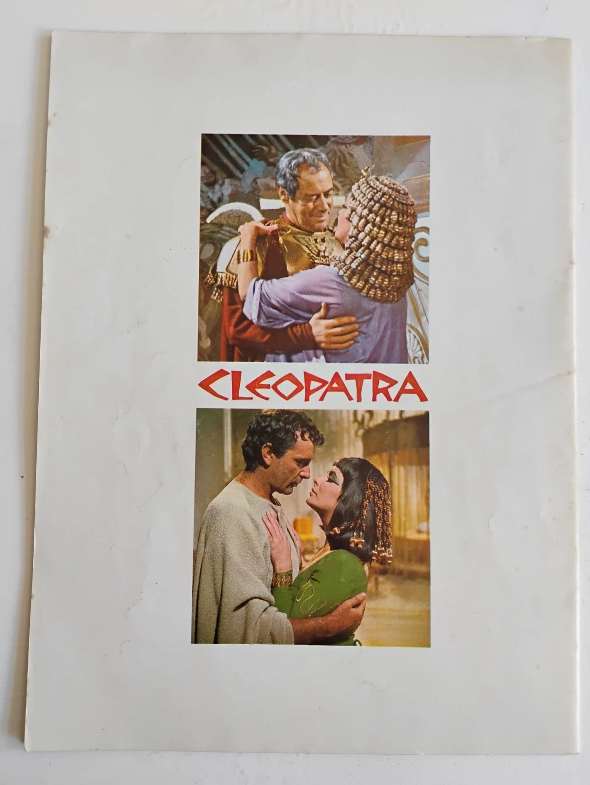 Cleopatra - Original Film Movie Brochure Elizabeth Taylor Richard Burton 1963, изображение 2