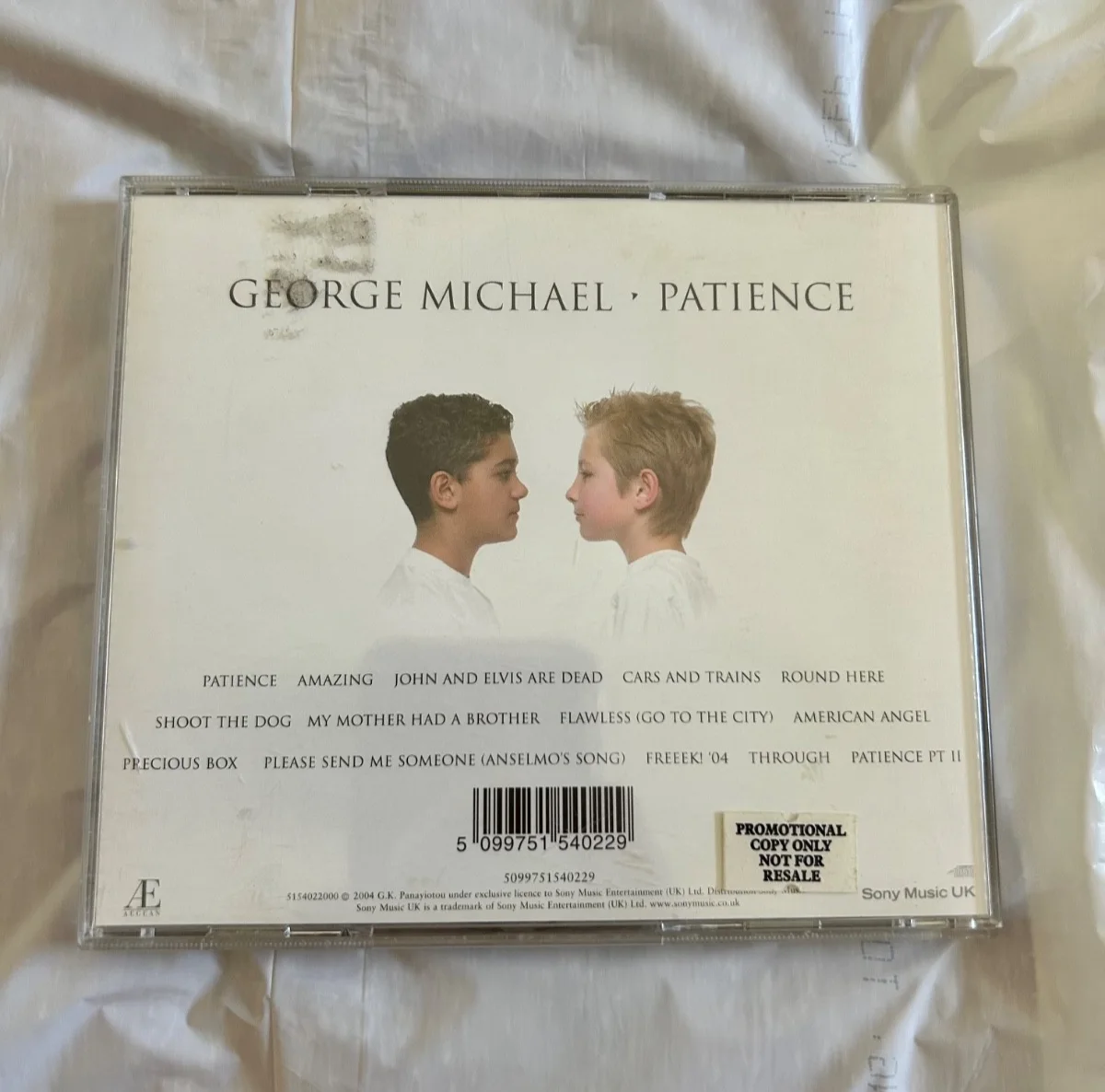 George Michael Autographed Signed Patience Promo CD Album, image 3