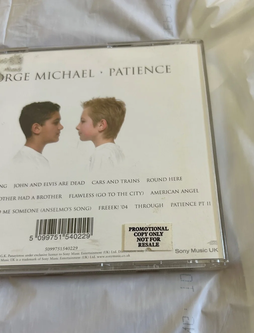George Michael Autographed Signed Patience Promo CD Album, image 4