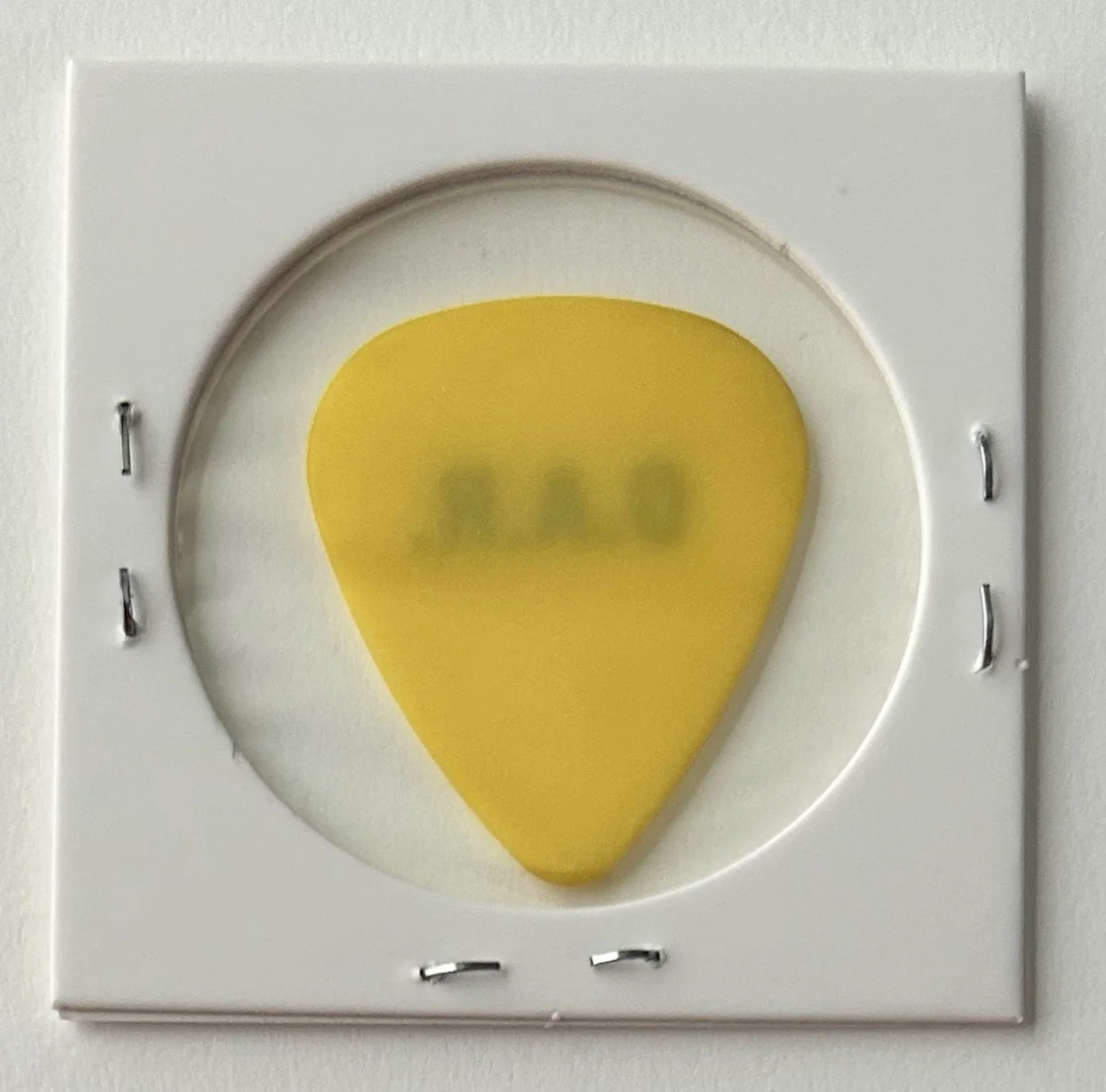 O.A.R. (Of A Revolution) Tour Guitar Pick - One Sided - Yellow, image 2