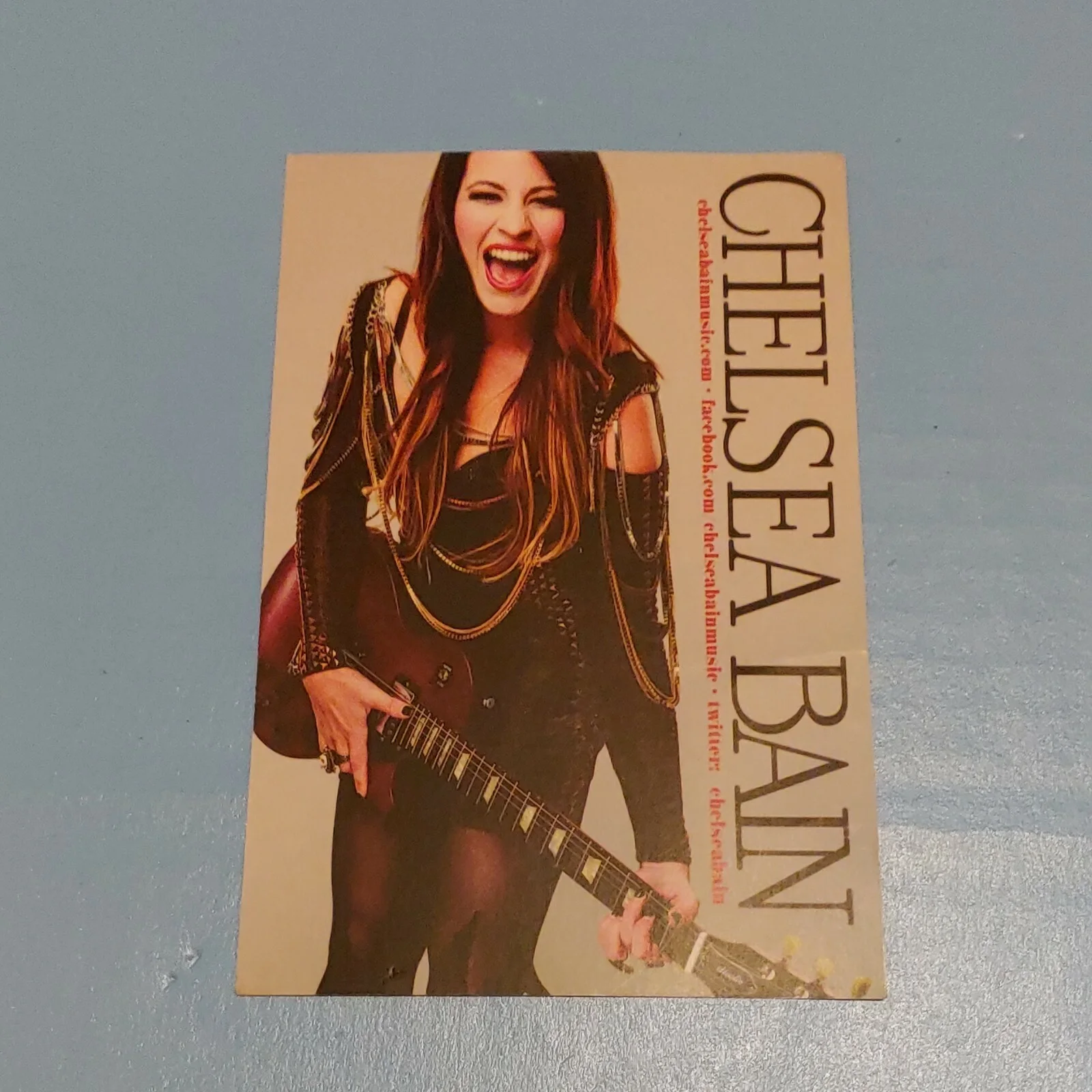 Authentic autograph country artist CHELSEA BAIN signed 4x6 promotional photo, изображение 2