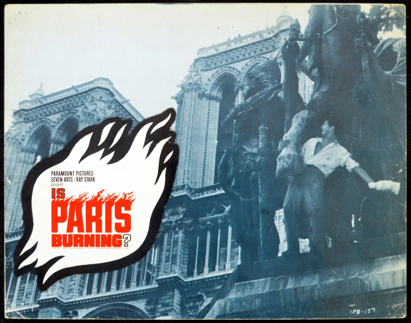 IS PARIS BURNING? 1966 Jean-Paul Belmondo, Leslie Caron 3 LOBBY CARDS, изображение 3