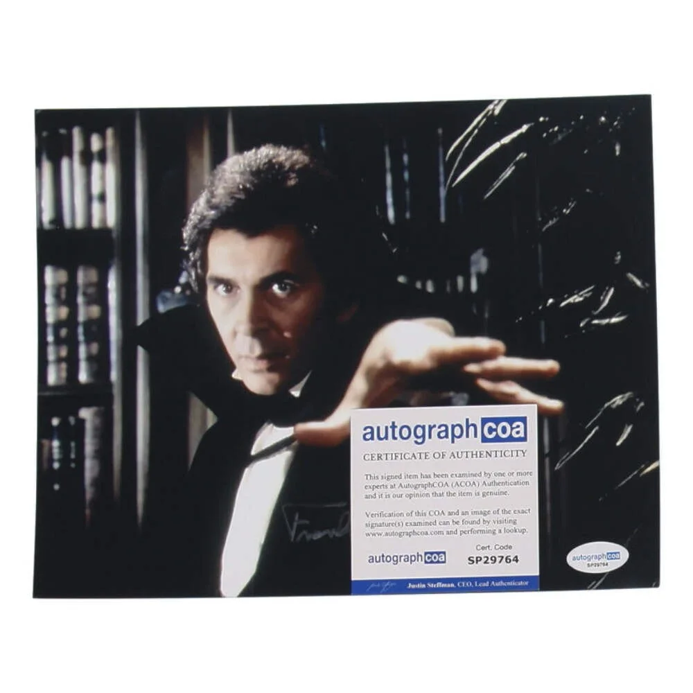 Frank Langella — Frank Langella Signed (ACOA) "Dracula: A Love Story" 8x10 Photo - Count Dracula, image 2