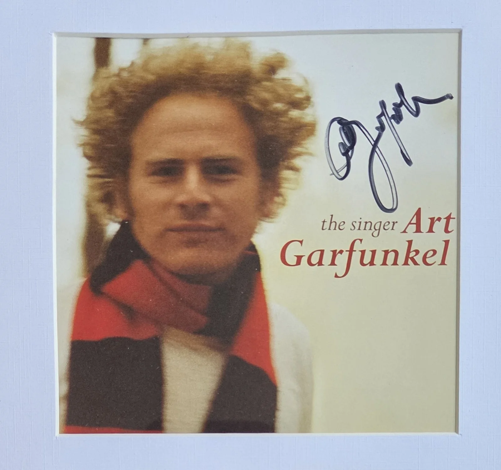 ART GARFUNKEL CD DISPLAY AUTOGRAPHED BECKETT BAS COA SIGNED MUSIC SINGER SIMON, image 3