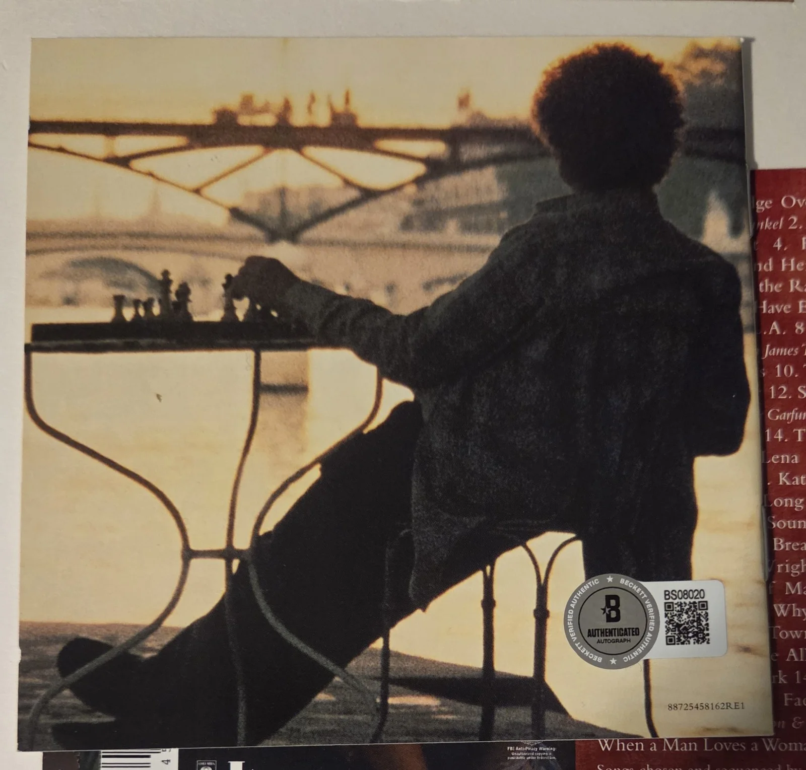 ART GARFUNKEL CD DISPLAY AUTOGRAPHED BECKETT BAS COA SIGNED MUSIC SINGER SIMON, image 5
