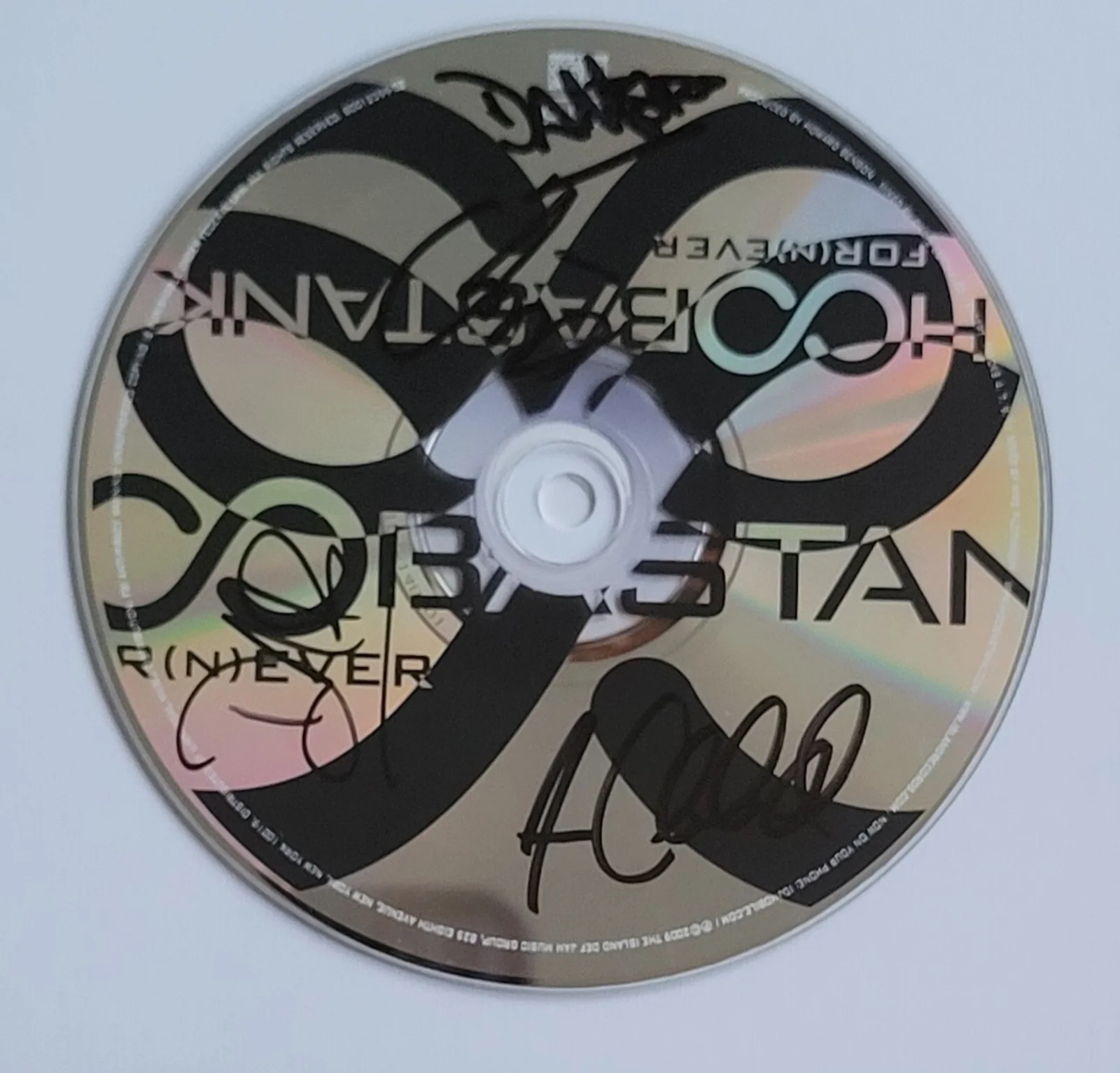 HOOBASTANK AUTOGRAPHED BECKETT COA LOA BAS CD MUSIC DISPLAY SIGNED MUSIC BAND, изображение 5