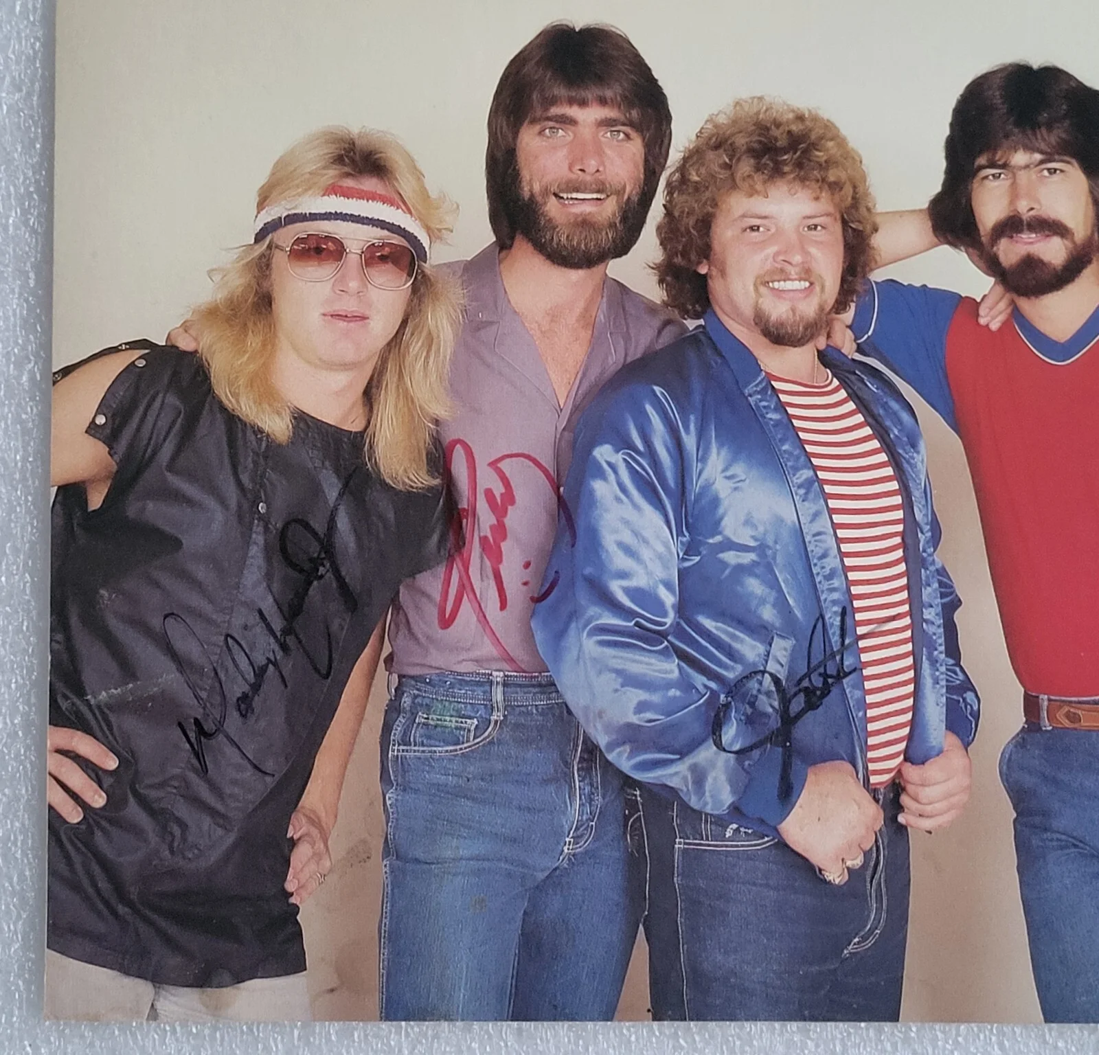 ALABAMA SIGNED PHOTO BECKETT LOA BAS COA COUNTRY MUSIC BAND AUTOGRAPH JEFF COOK, изображение 5