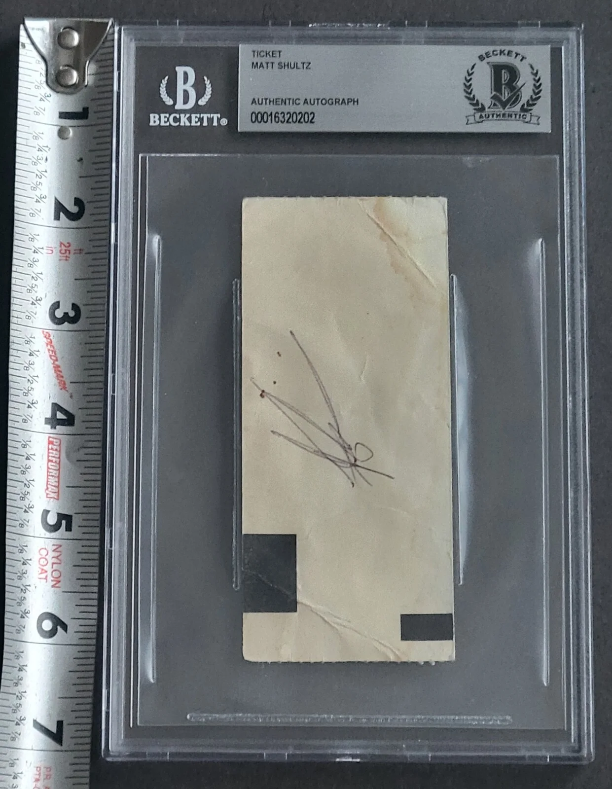 MATT SHULTZ SIGNED SLABBED BECKETT BAS COA BAND AUTOGRAPHED CAGE THE ELEPHANT, image 3