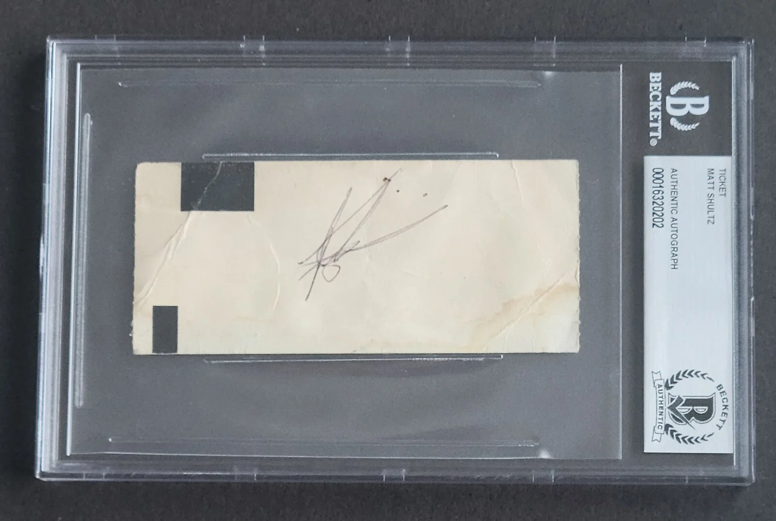 MATT SHULTZ SIGNED SLABBED BECKETT BAS COA BAND AUTOGRAPHED CAGE THE ELEPHANT, image 4