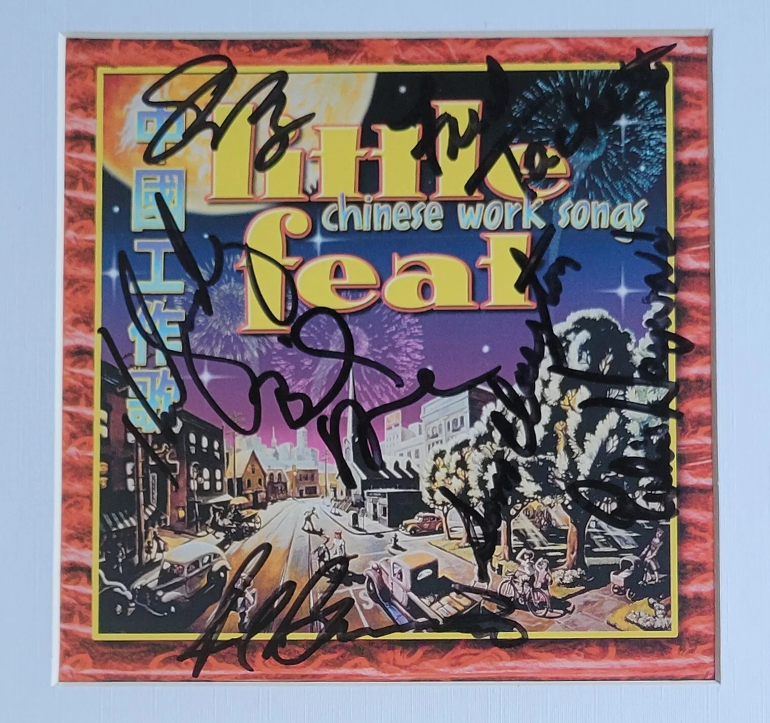 LITTLE FEAT AUTOGRAPHED BECKETT COA LOA BAS CD MUSIC DISPLAY SIGNED MUSIC BAND, изображение 4