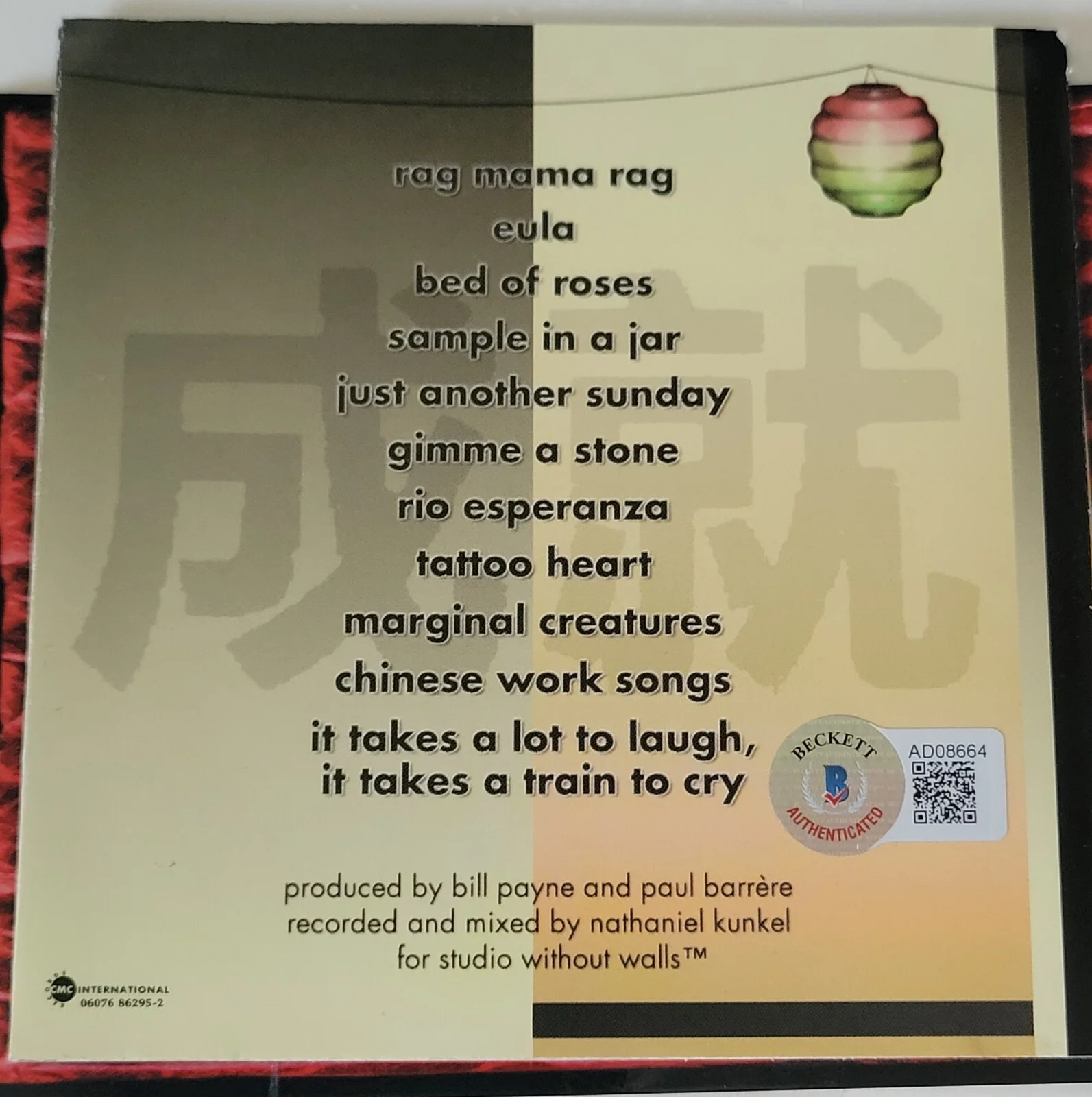 LITTLE FEAT AUTOGRAPHED BECKETT COA LOA BAS CD MUSIC DISPLAY SIGNED MUSIC BAND, изображение 5